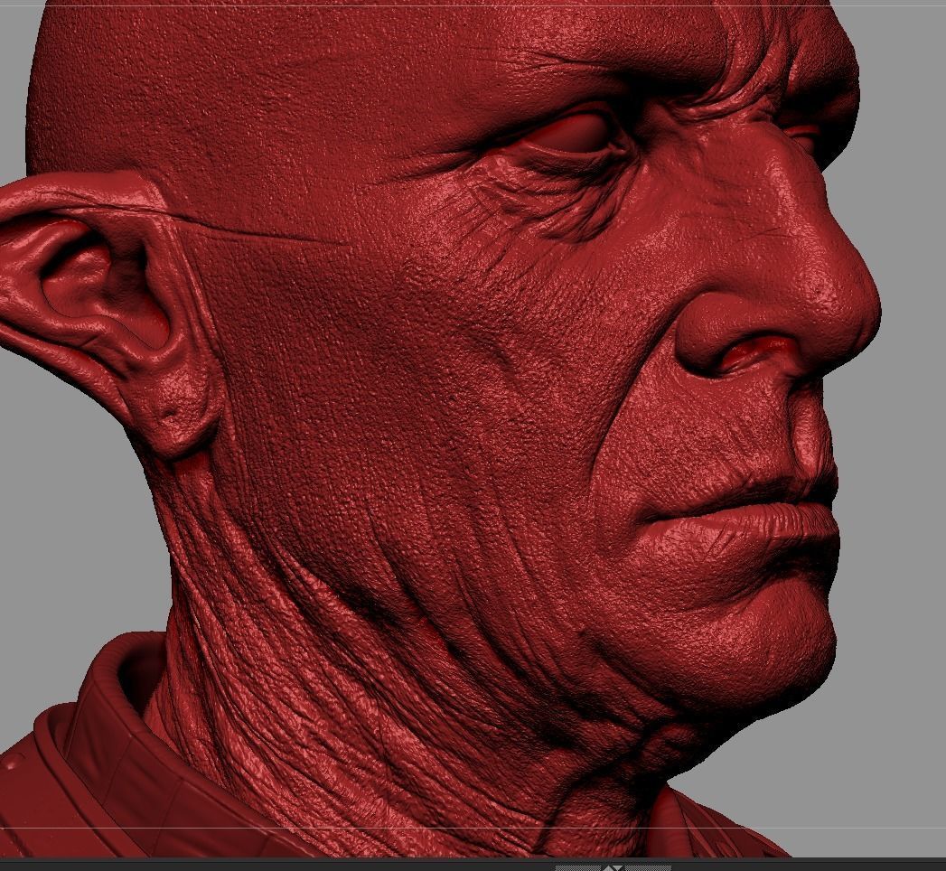 Orc Bust 3D print model_6