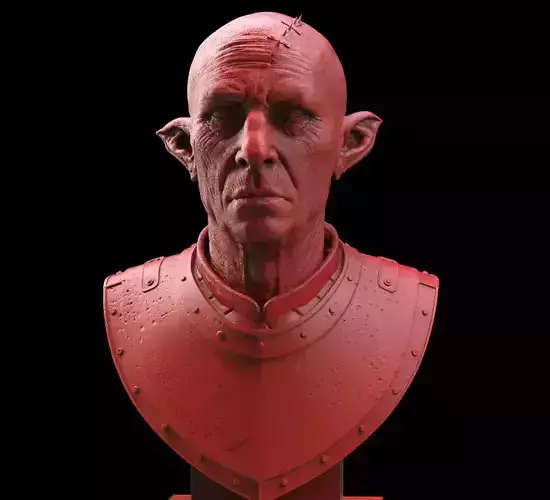 Orc Bust  3D print model