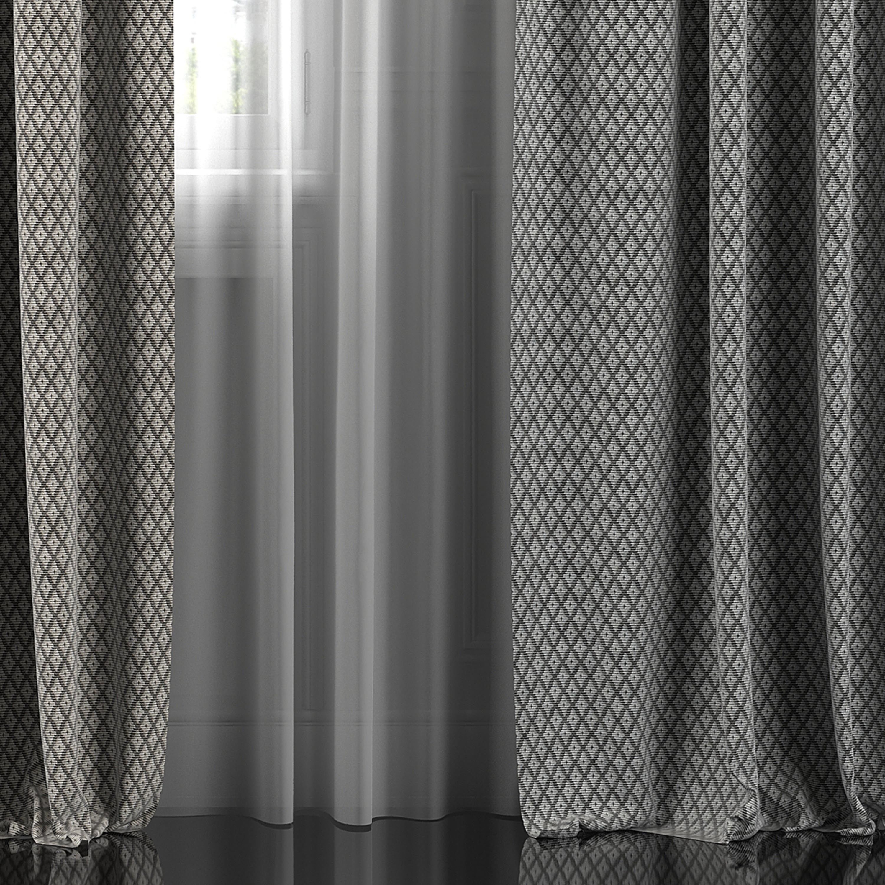 Curtain Set 298 3D model_2