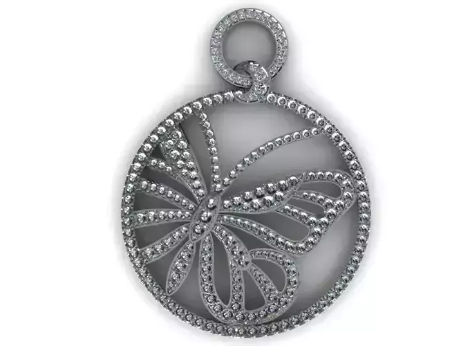 Bufferfly Pendant 3D print model