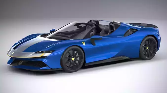 Ferrari SF90 Spider 2021 3D model