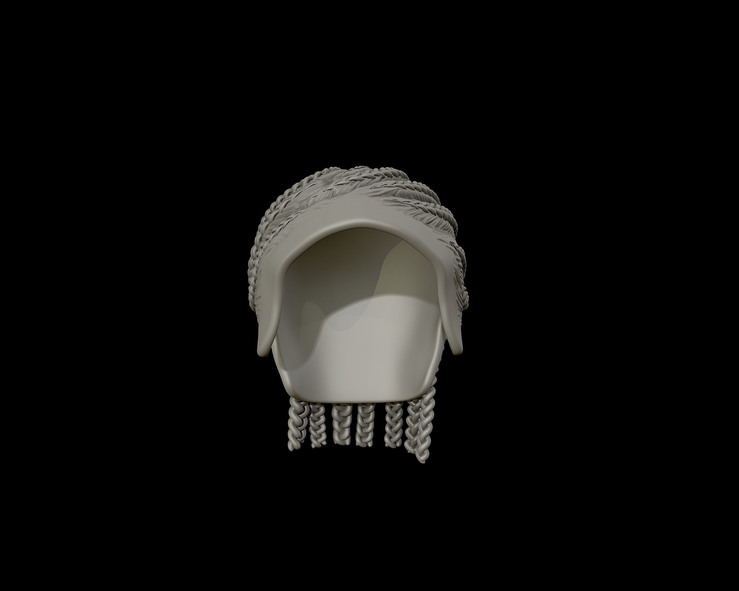 Braid Hairstyle 13 3D print model_7