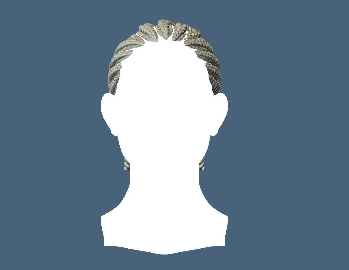 Braid Hairstyle 16 3D print model_2