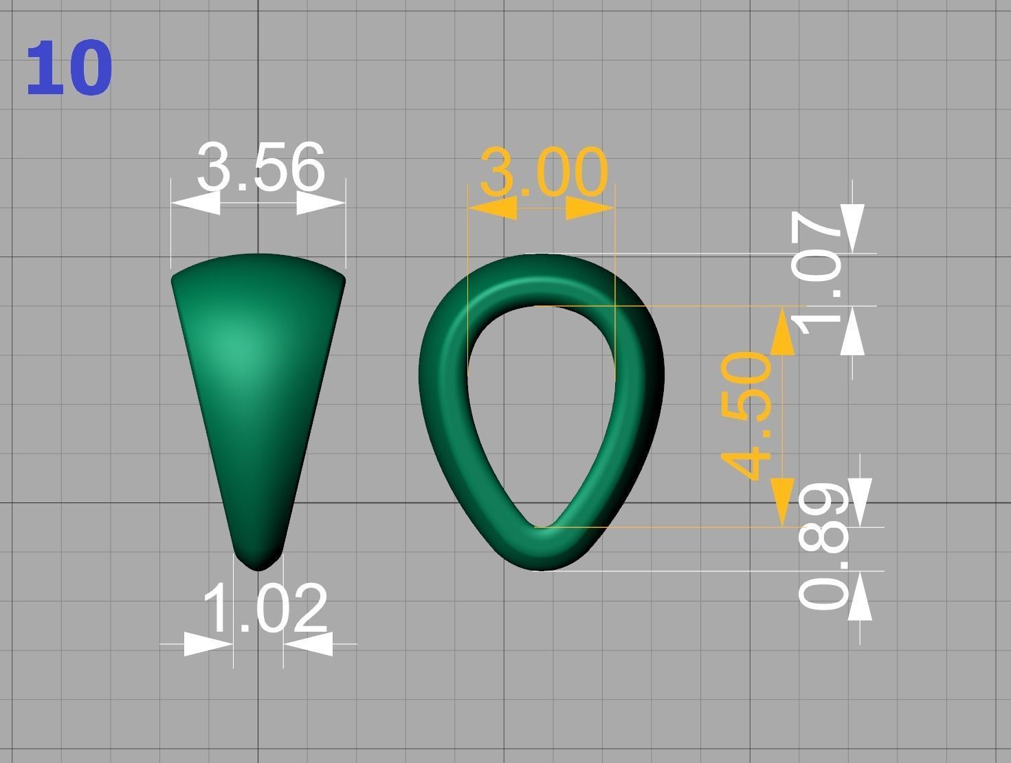 BAILS LOOPS PACKAGE for Pendants Necklaces 3dmodels 3D print model_19