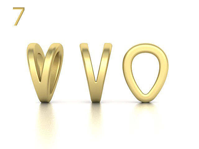 BAILS LOOPS PACKAGE for Pendants Necklaces 3dmodels 3D print model_12