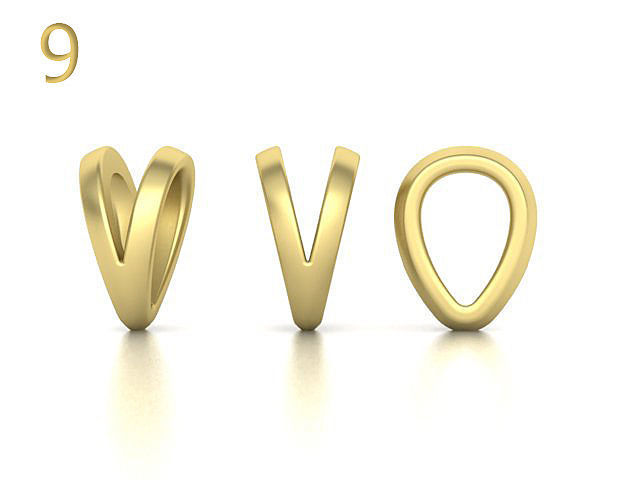 BAILS LOOPS PACKAGE for Pendants Necklaces 3dmodels 3D print model_14