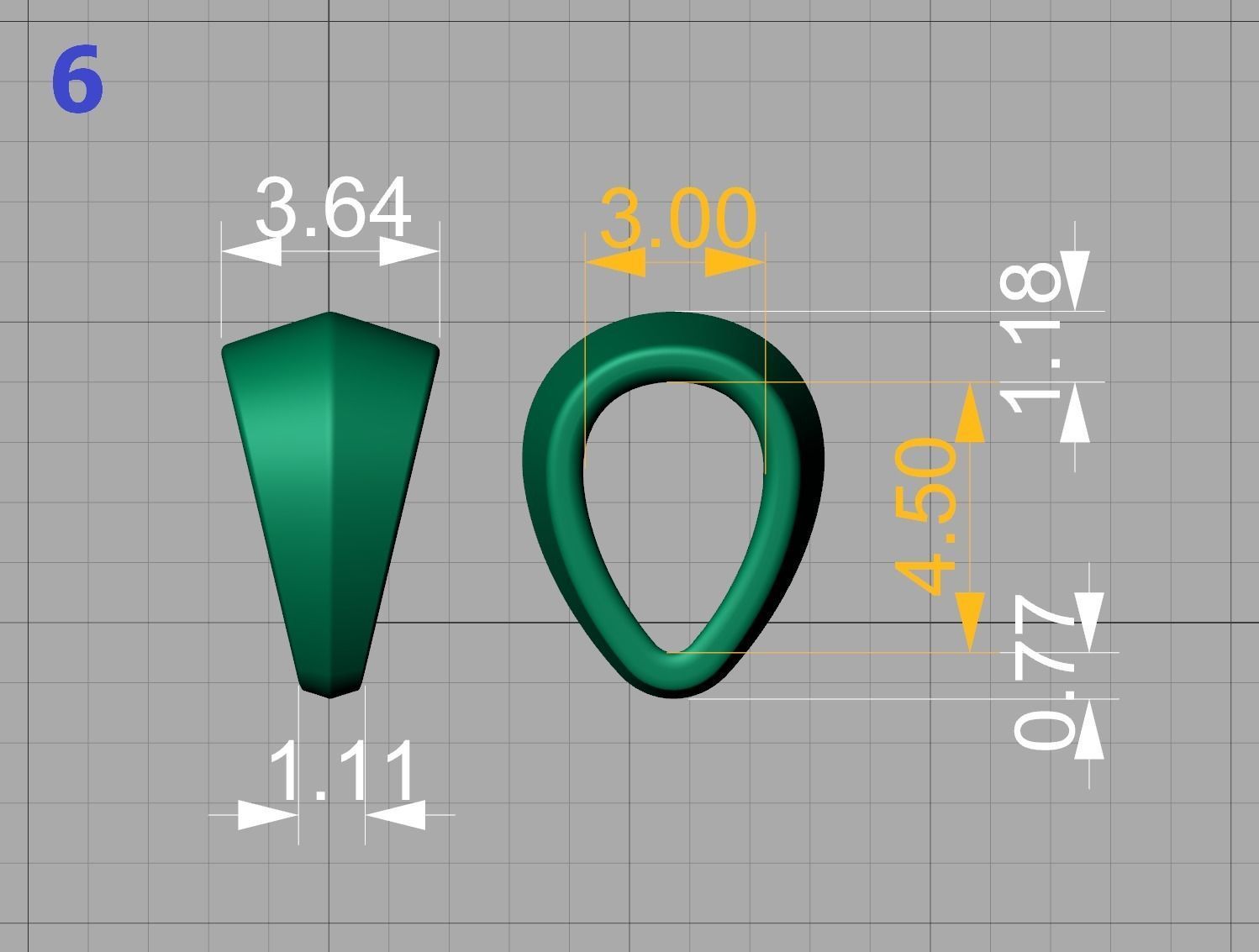 BAILS LOOPS PACKAGE for Pendants Necklaces 3dmodels 3D print model_27