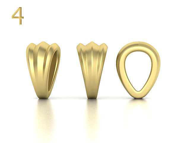 BAILS LOOPS PACKAGE for Pendants Necklaces 3dmodels 3D print model_9