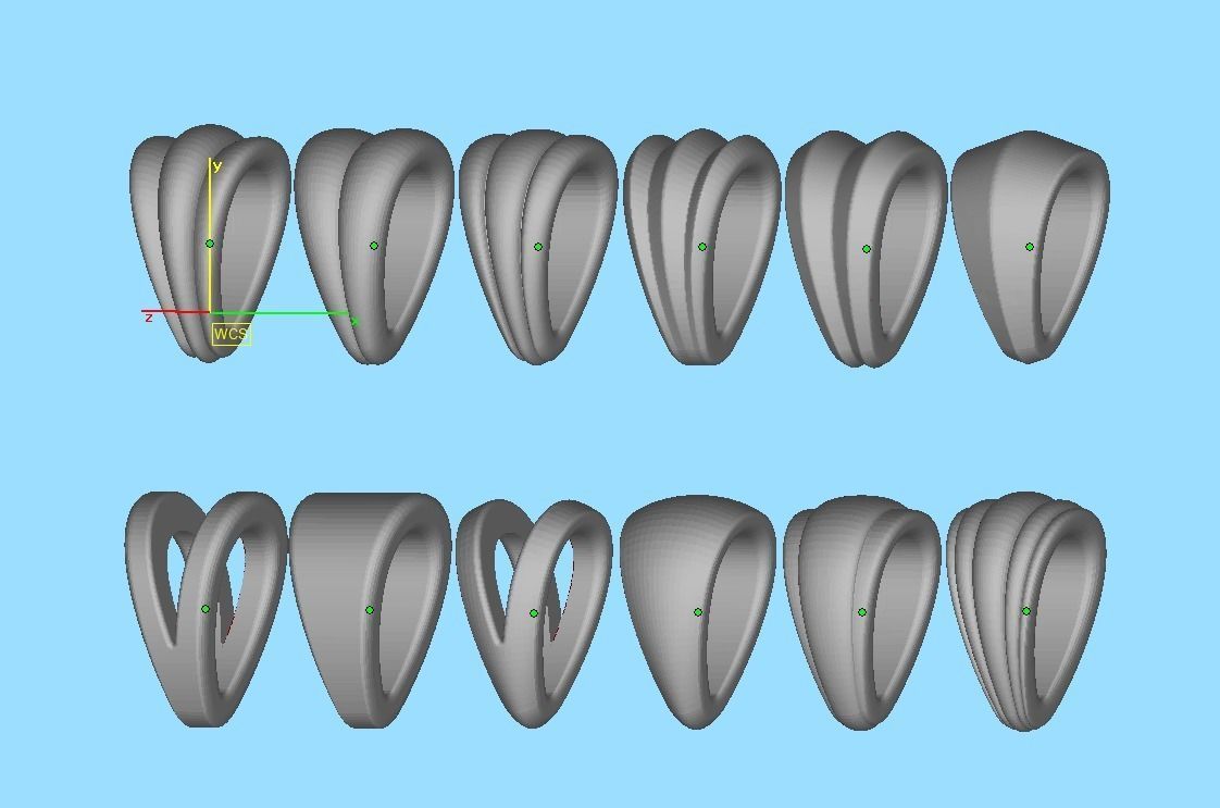 BAILS LOOPS PACKAGE for Pendants Necklaces 3dmodels 3D print model_4