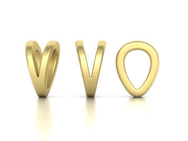 BAILS LOOPS PACKAGE for Pendants Necklaces 3dmodels 3D print model_36