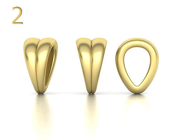 BAILS LOOPS PACKAGE for Pendants Necklaces 3dmodels 3D print model_7