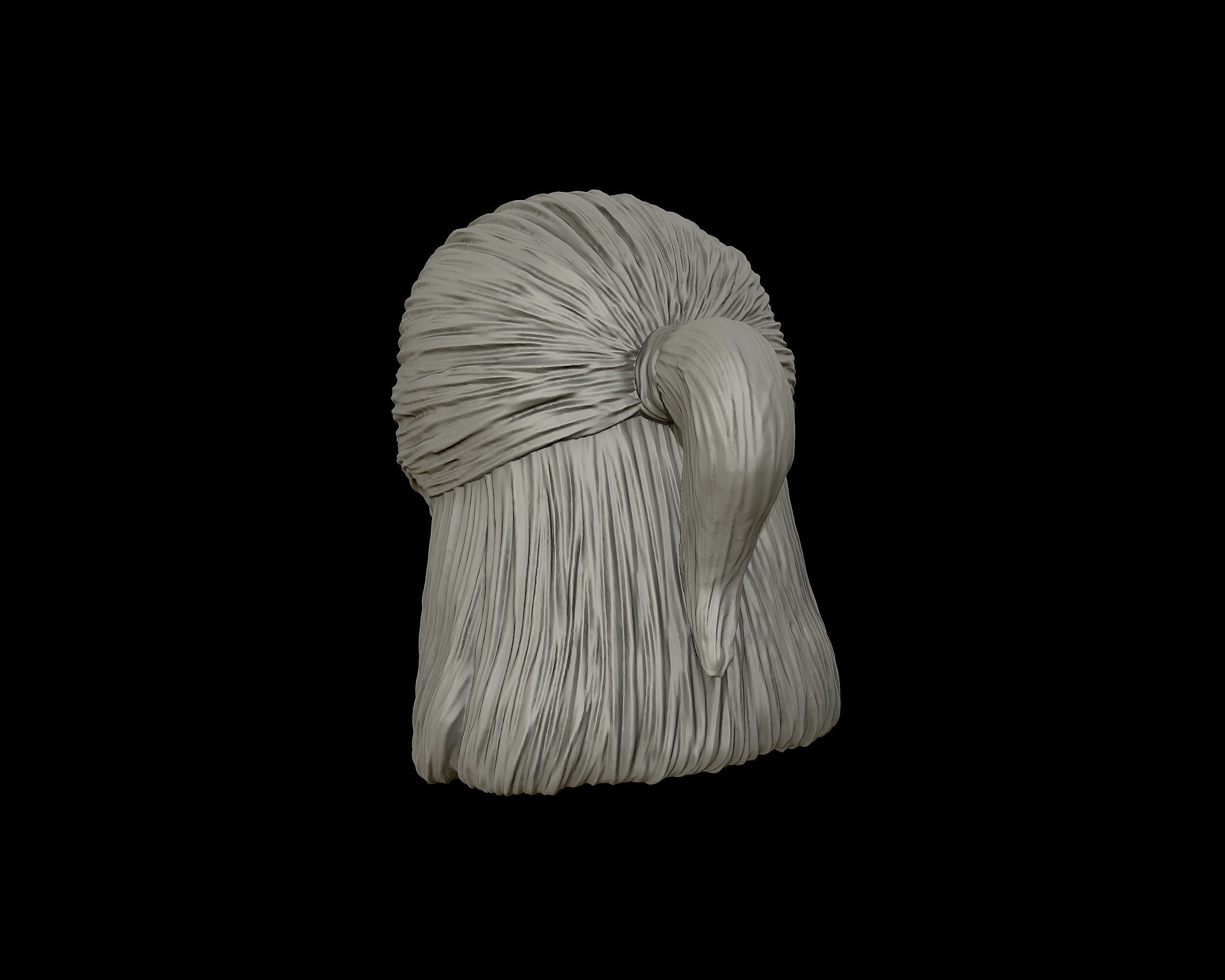 Hairstyle 14 3D print model_15
