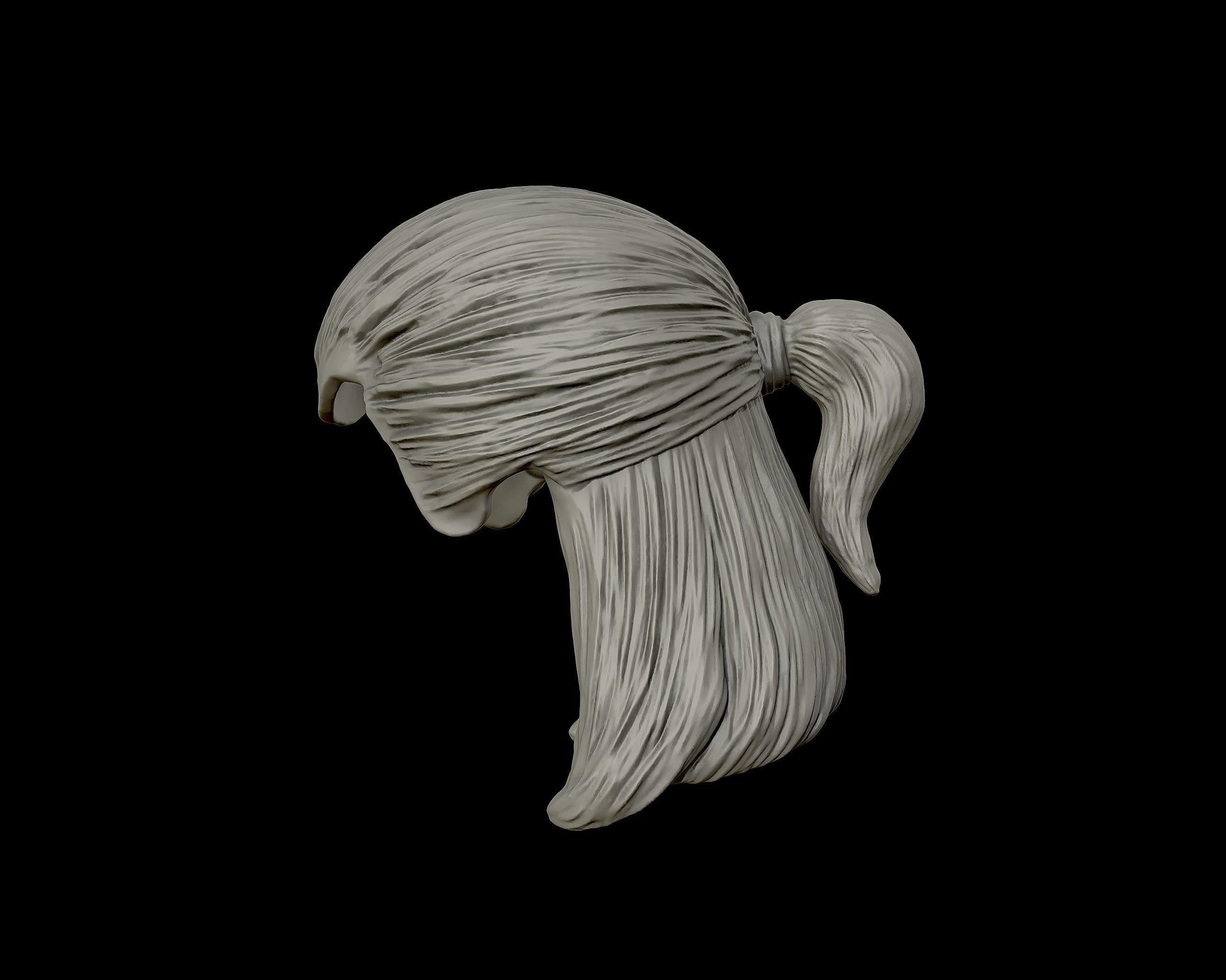Hairstyle 14 3D print model_13