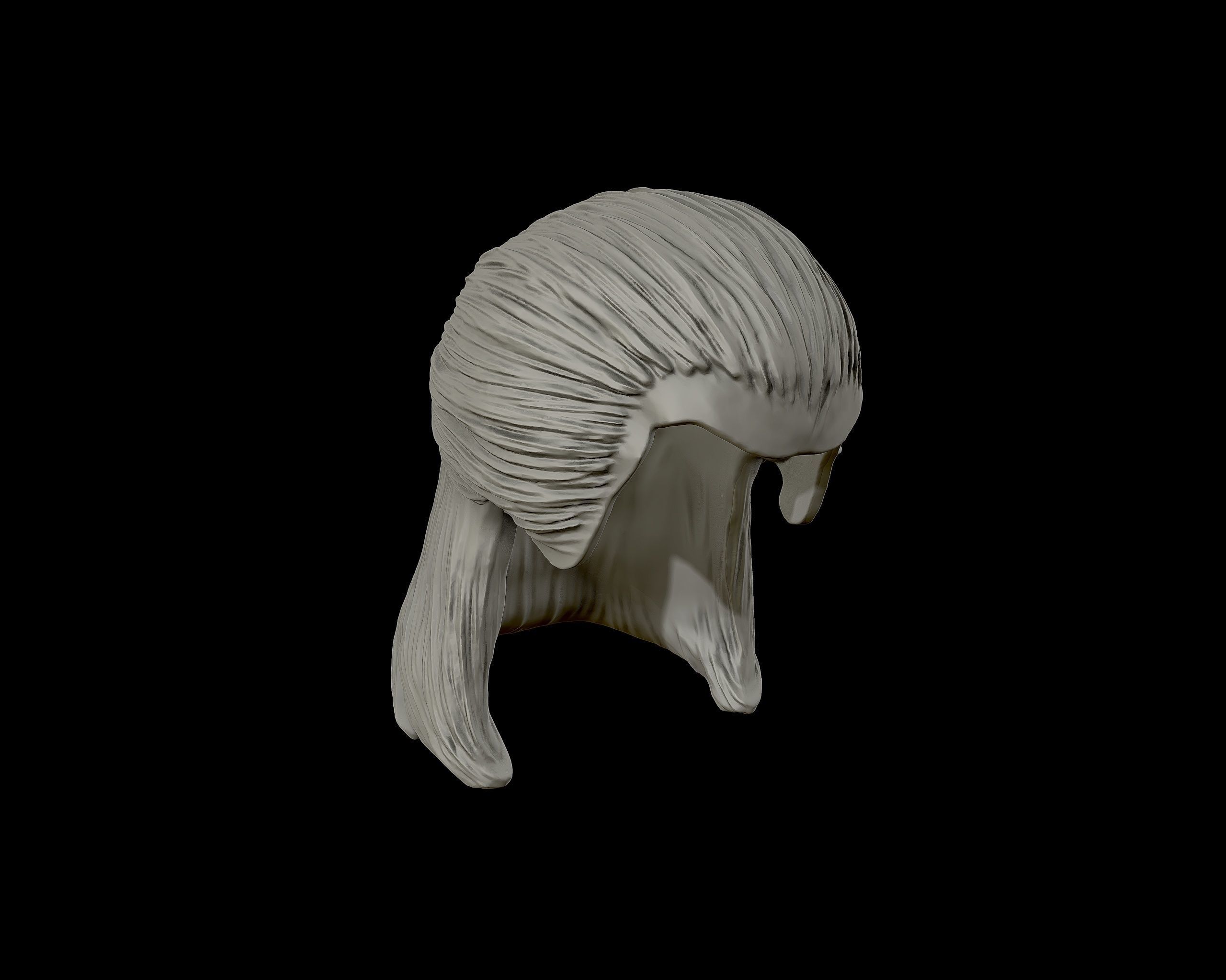 Hairstyle 14 3D print model_19