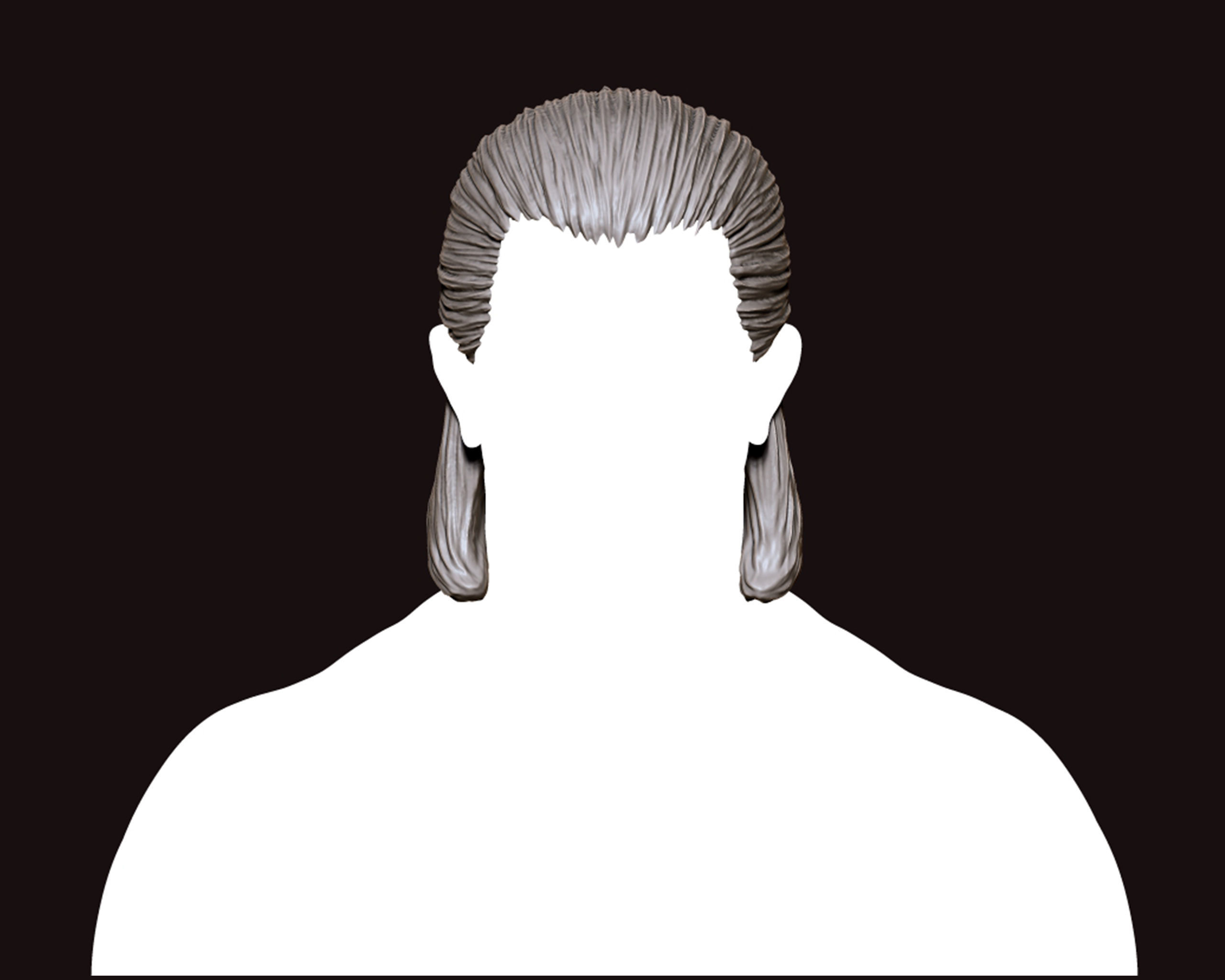 Hairstyle 14 3D print model_2