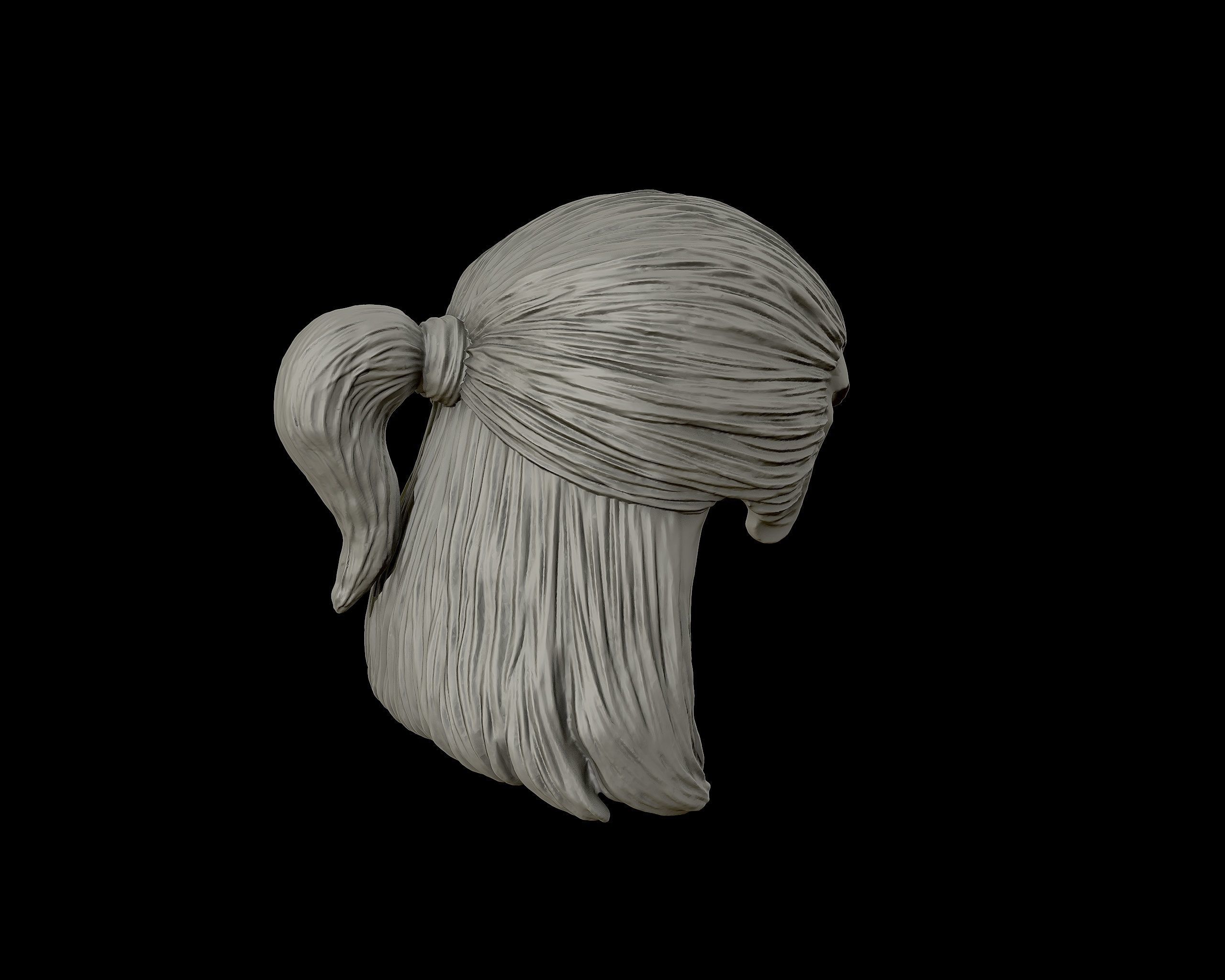 Hairstyle 14 3D print model_17