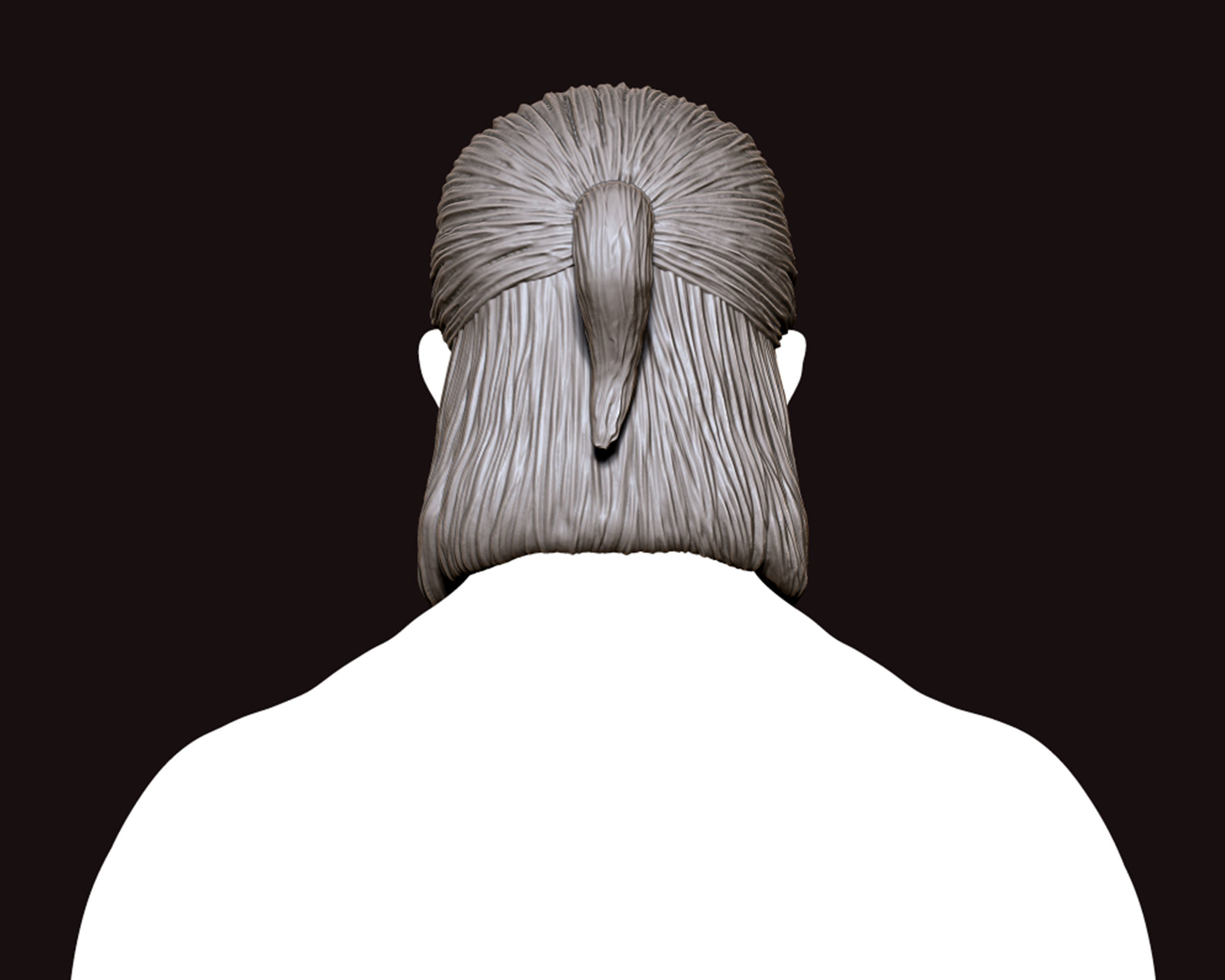 Hairstyle 14 3D print model_4
