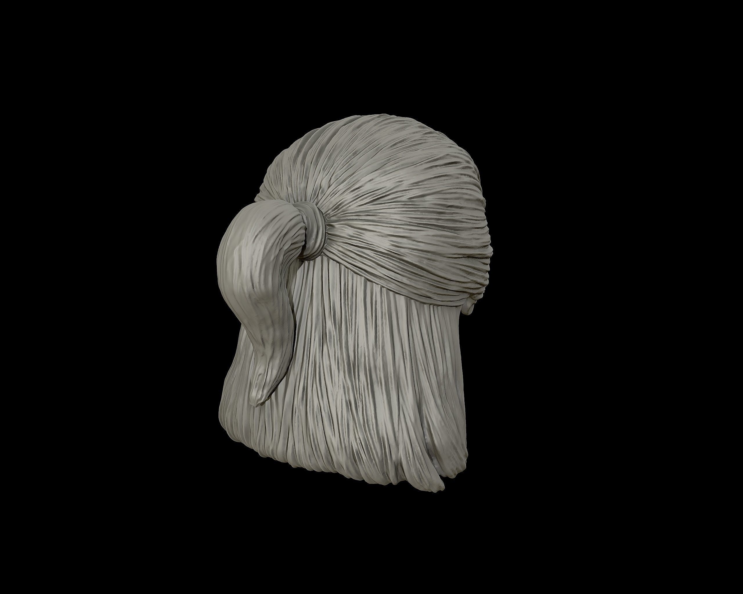 Hairstyle 14 3D print model_16