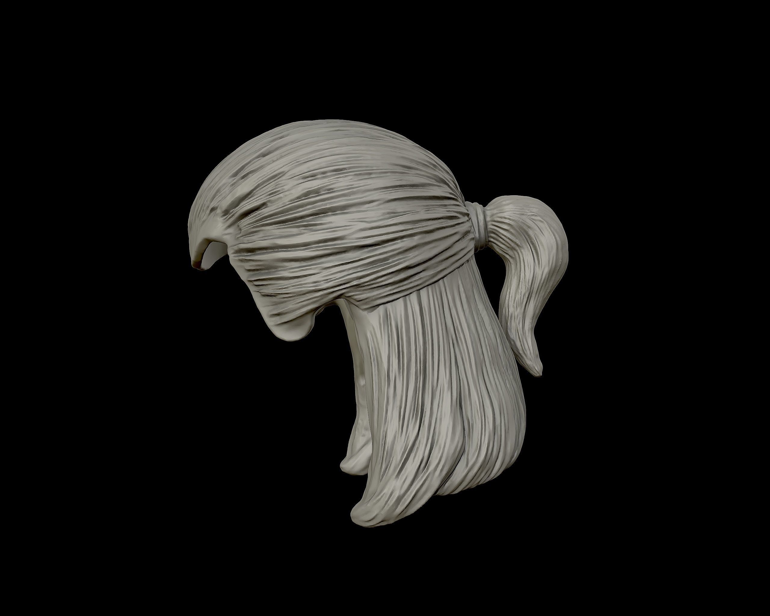 Hairstyle 14 3D print model_12