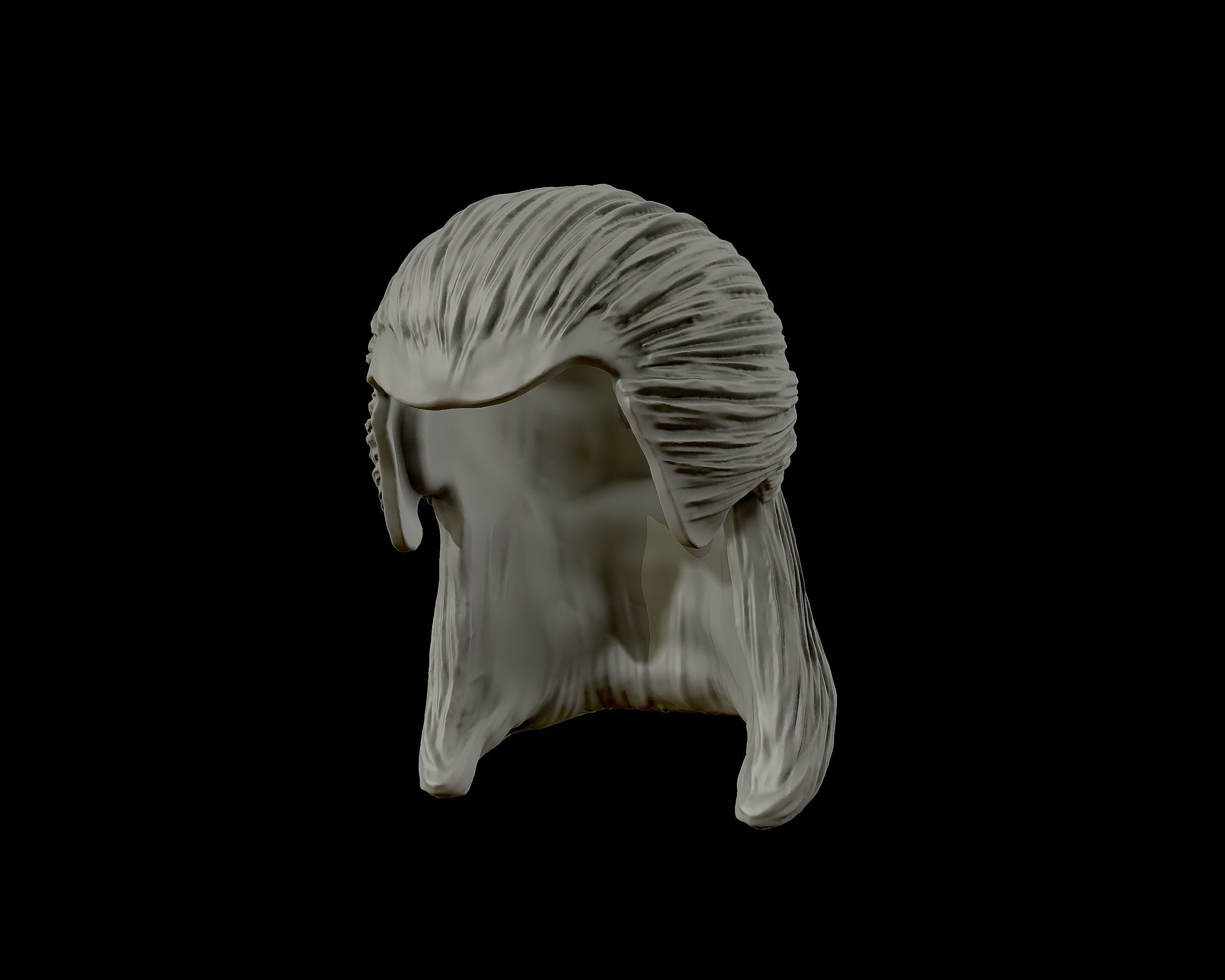 Hairstyle 14 3D print model_8