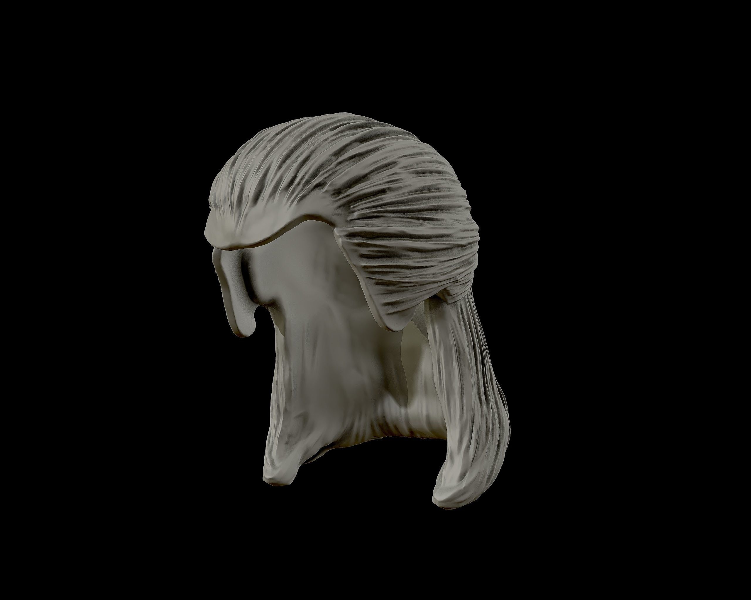 Hairstyle 14 3D print model_9
