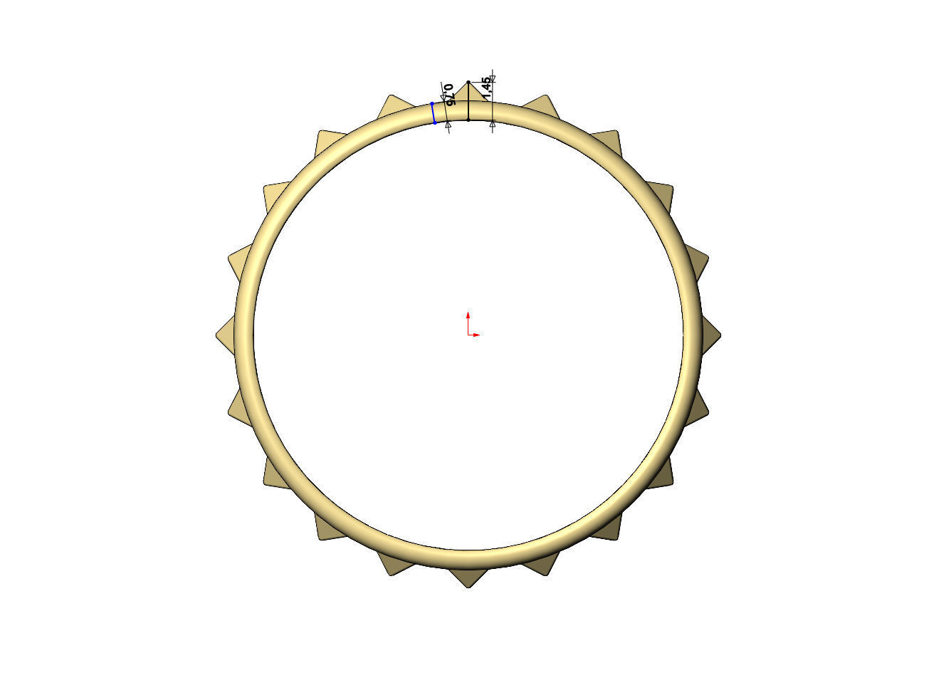 Pyramid motif band 3D print model_5