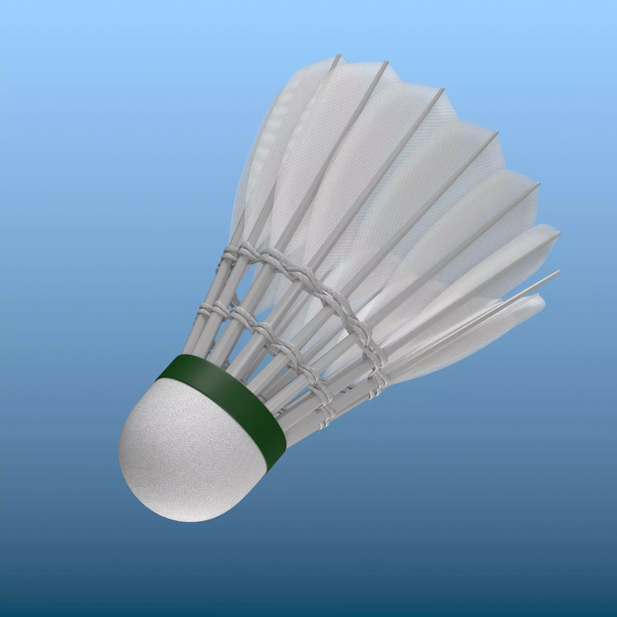 Shuttlecock badminton 3D model