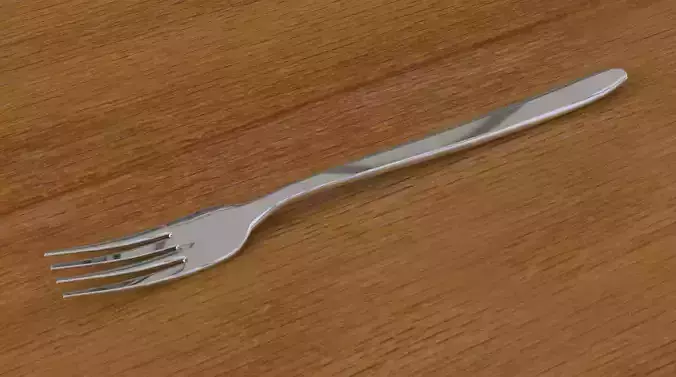 Dining Fork 3D Model