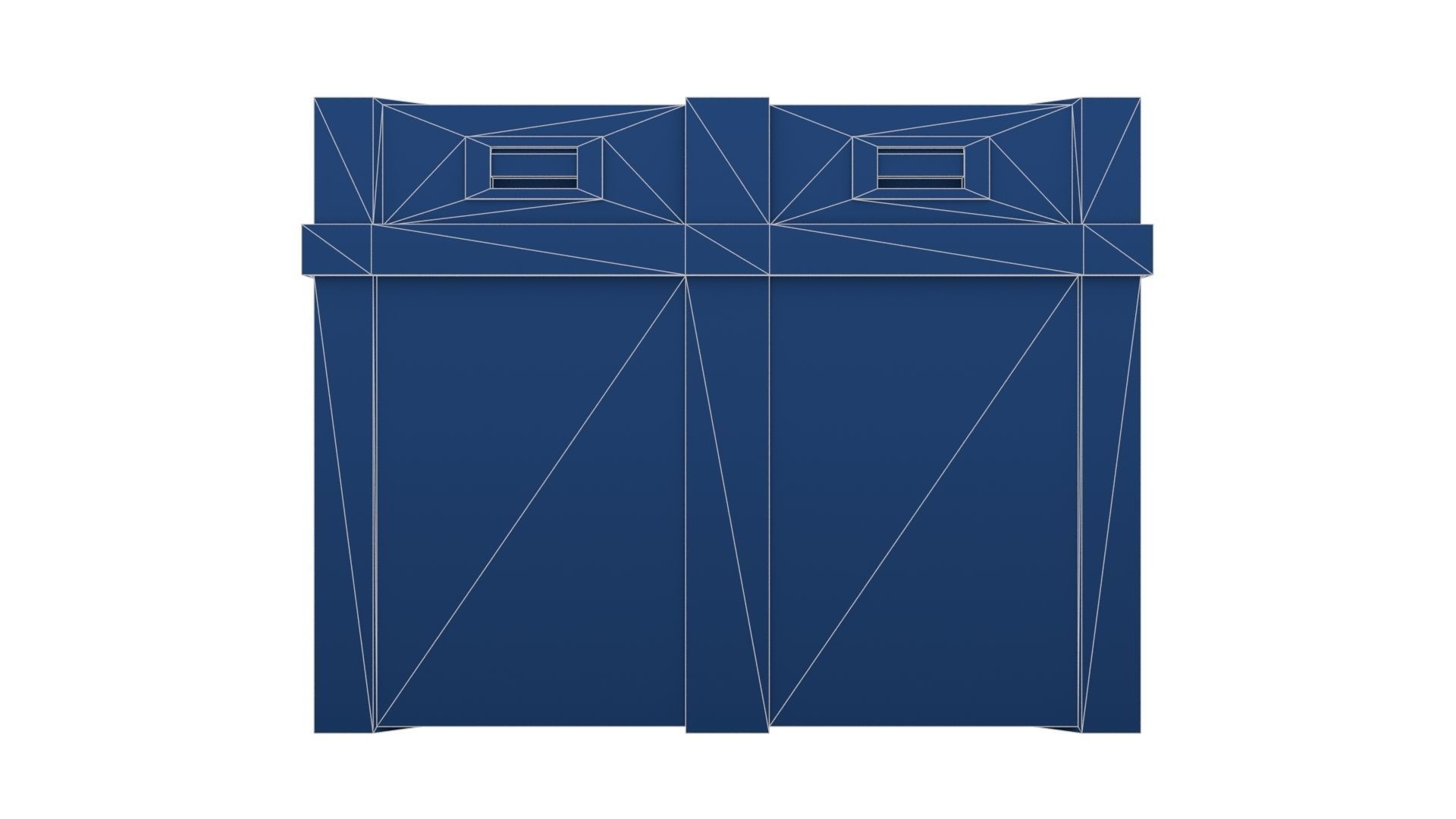 Case for Transportation of Radiation Substances Low-poly 3D model_27