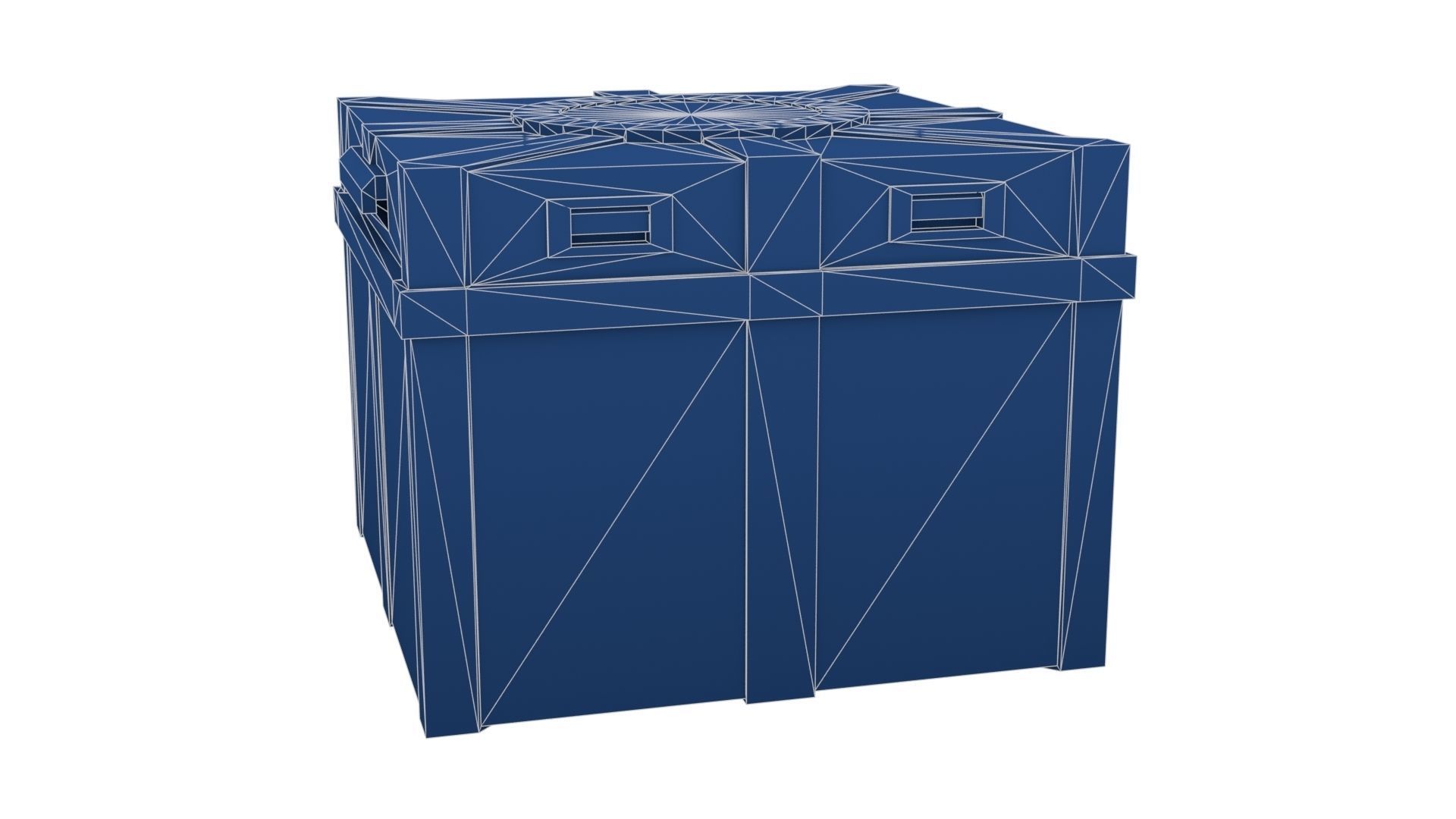 Case for Transportation of Radiation Substances Low-poly 3D model_21