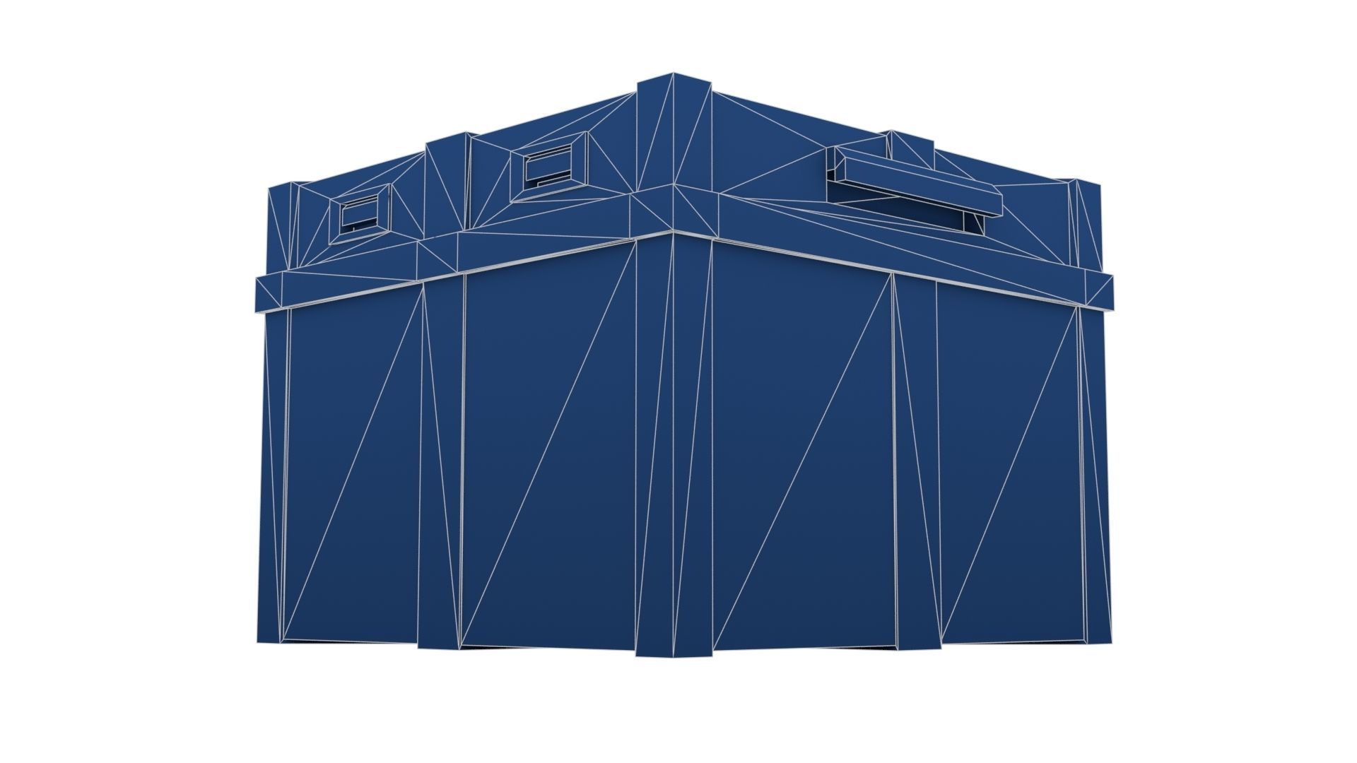 Case for Transportation of Radiation Substances Low-poly 3D model_29