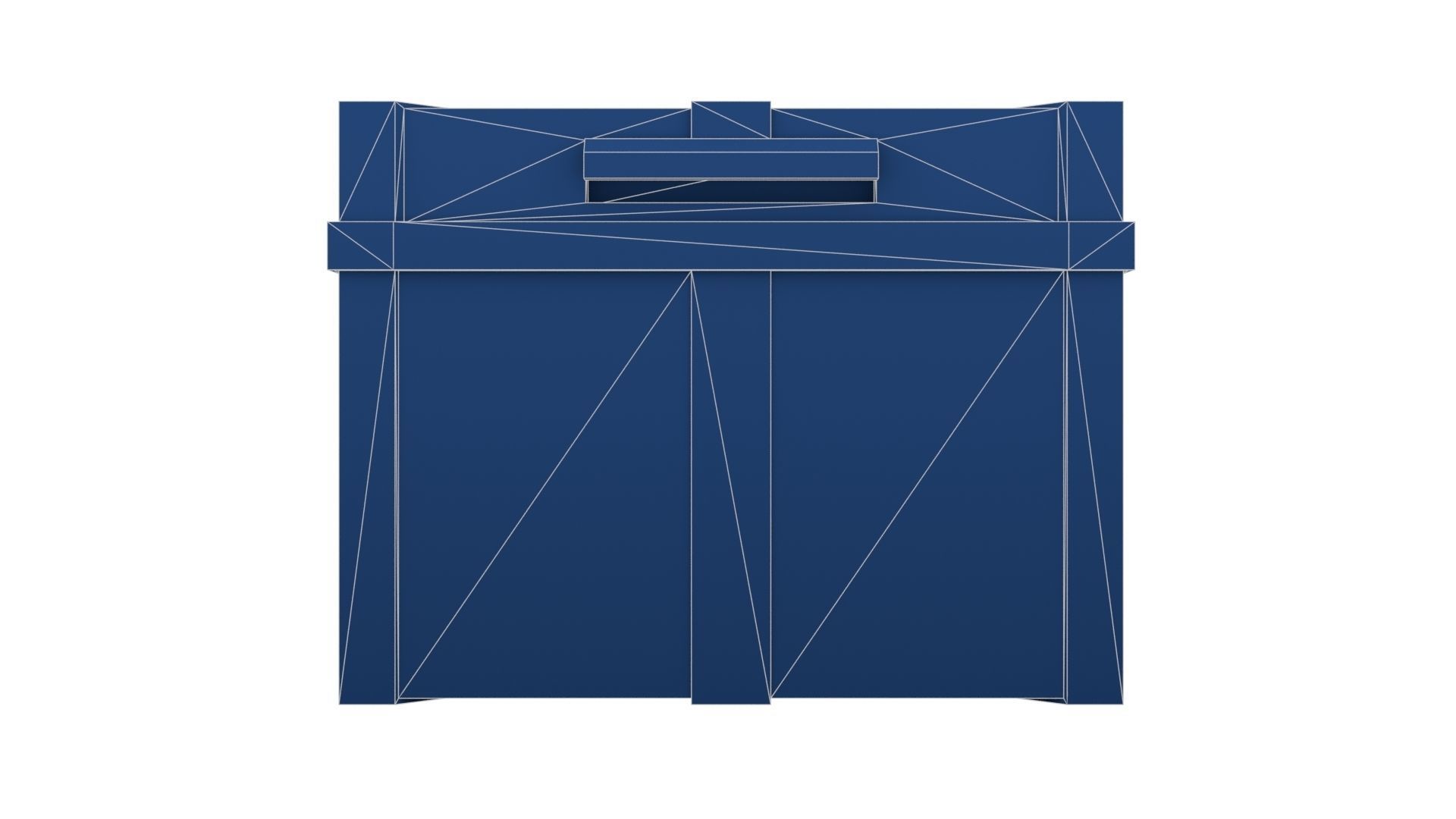 Case for Transportation of Radiation Substances Low-poly 3D model_25