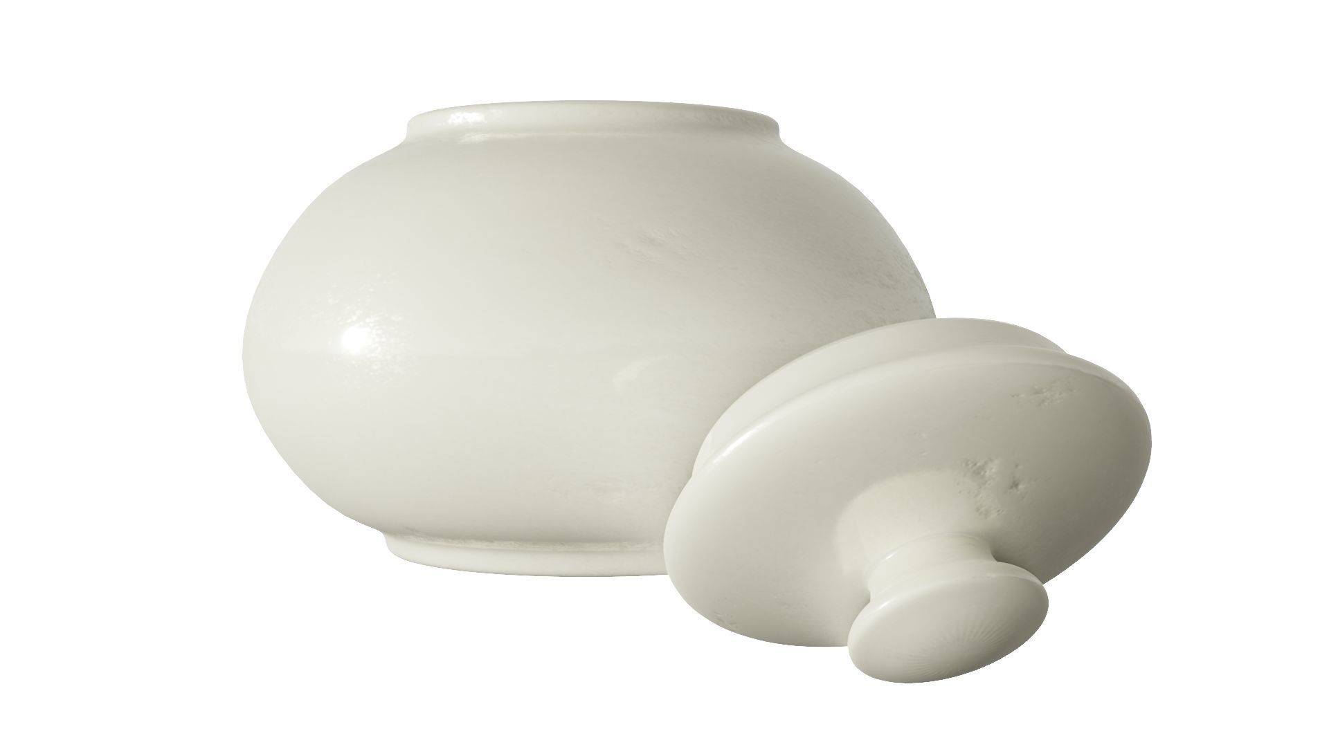 Sugar Bowl 3D Model Low-poly 3D model_2