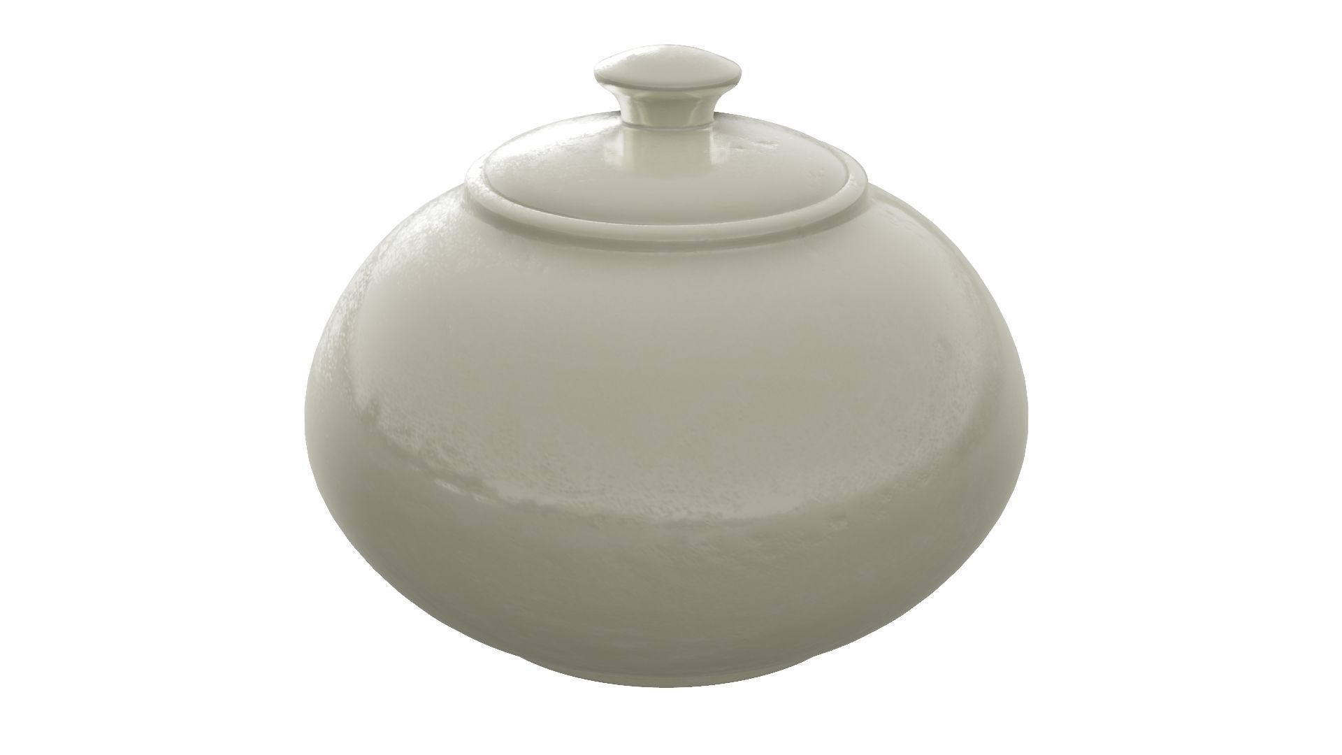 Sugar Bowl 3D Model Low-poly 3D model_18