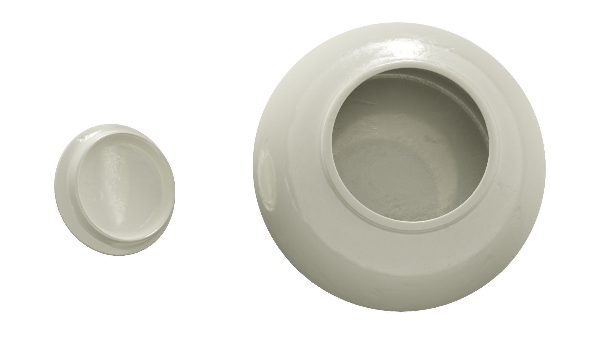 Sugar Bowl 3D Model Low-poly 3D model_10