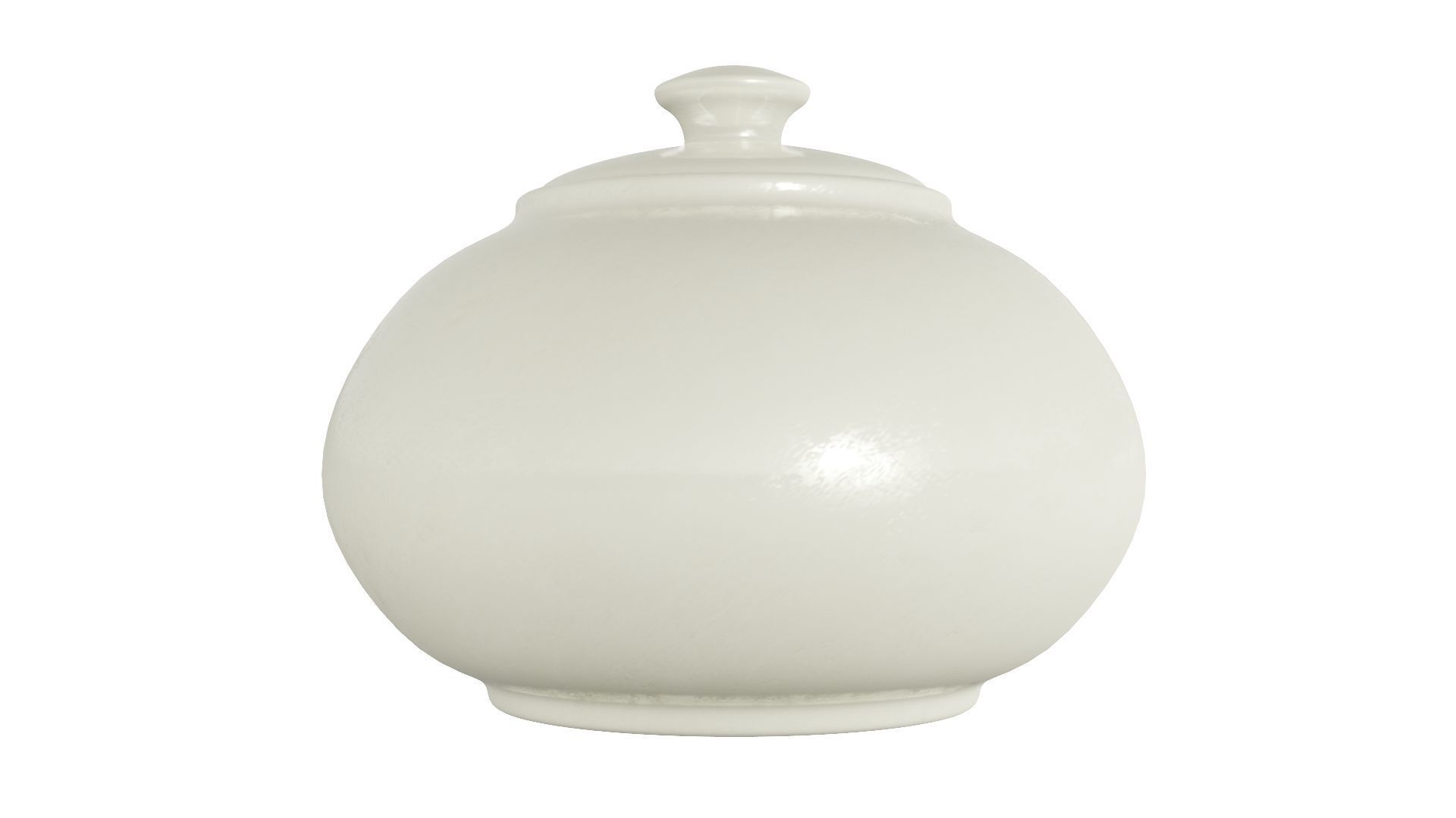 Sugar Bowl 3D Model Low-poly 3D model_3