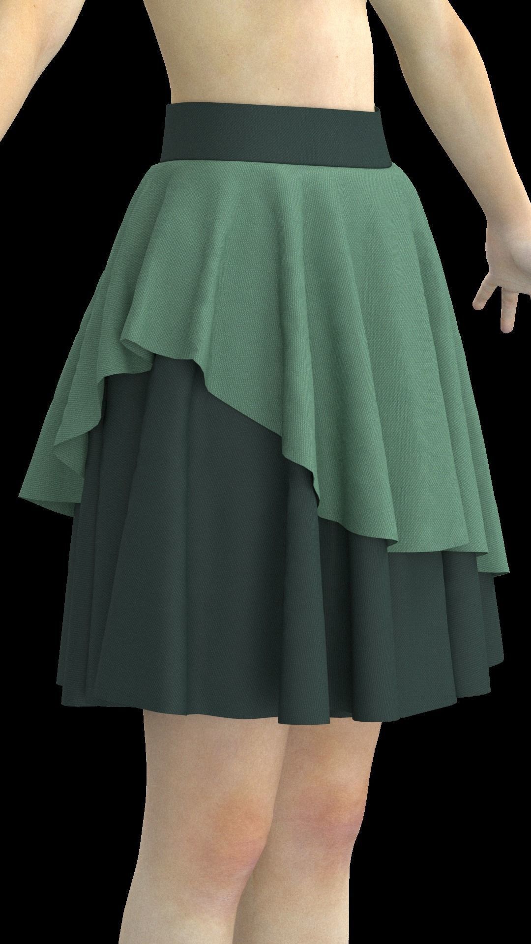 skirt 4 3D model_4