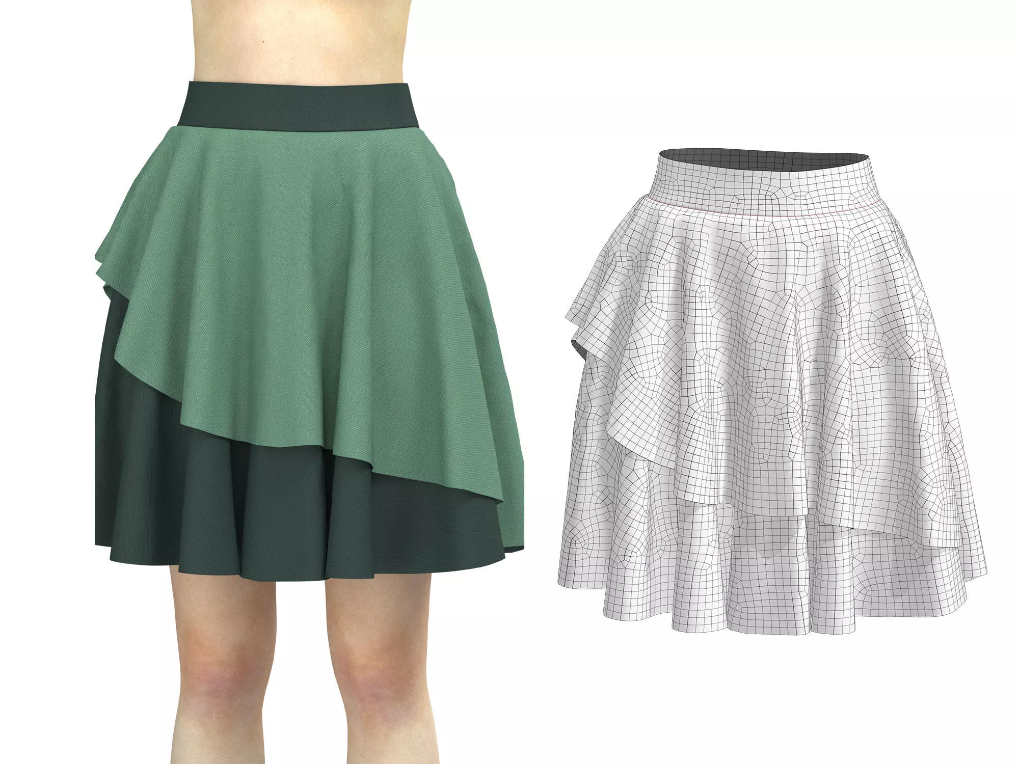 skirt 4 3D model_0