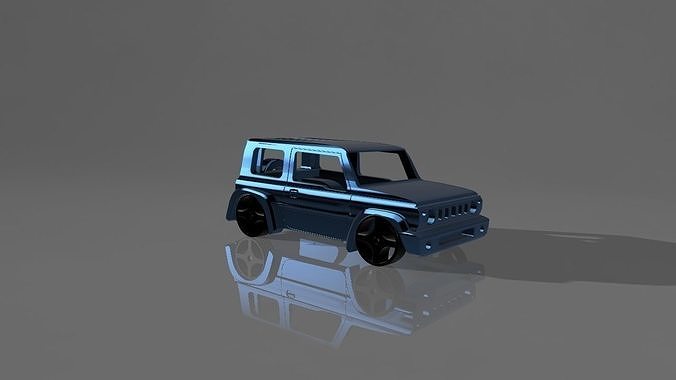 Suzuki Car Design 3D Printer - CNC Compatible STL File 3D print model