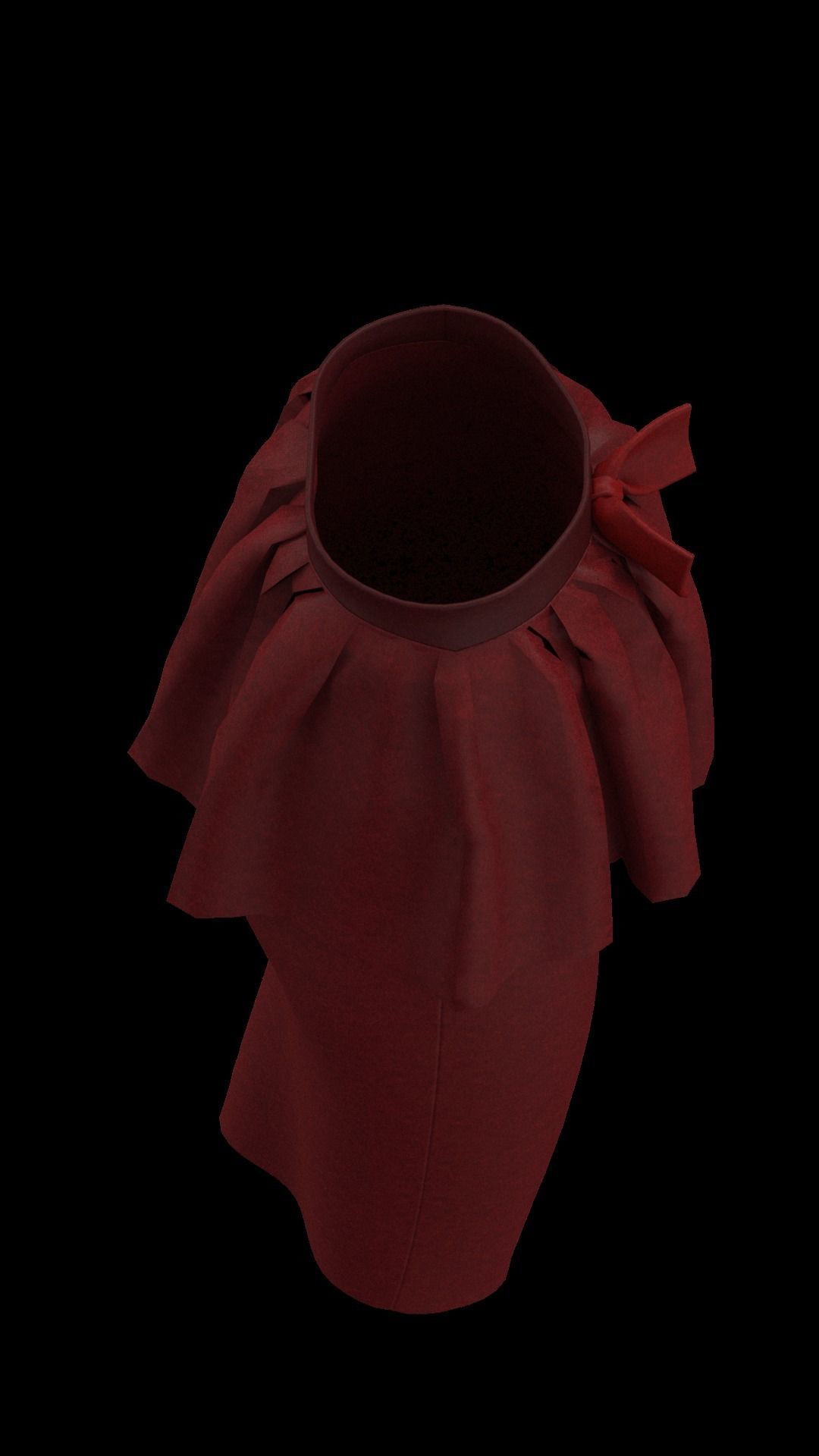 skirt 5 ruffled bag 3D model_9