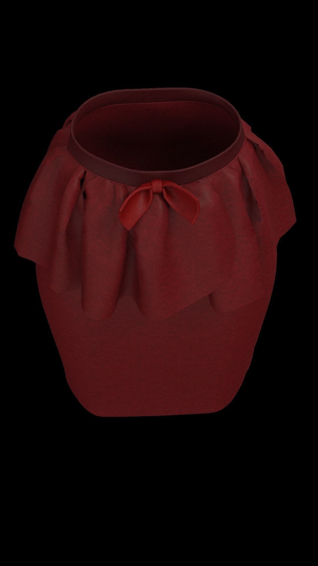 skirt 5 ruffled bag 3D model_3