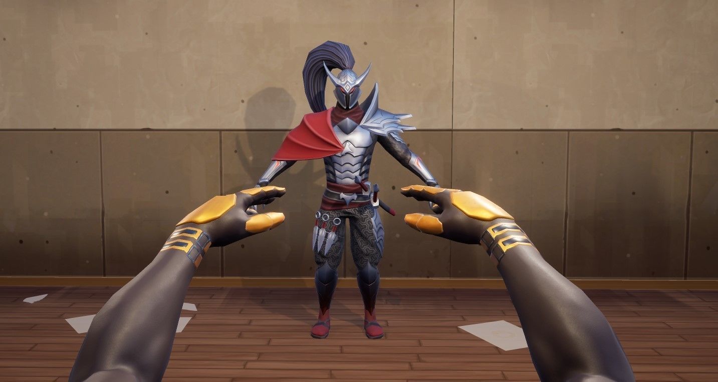 Stylized Samurai 3D Model Mobile and PC Full Animations Low-poly 3D model_4