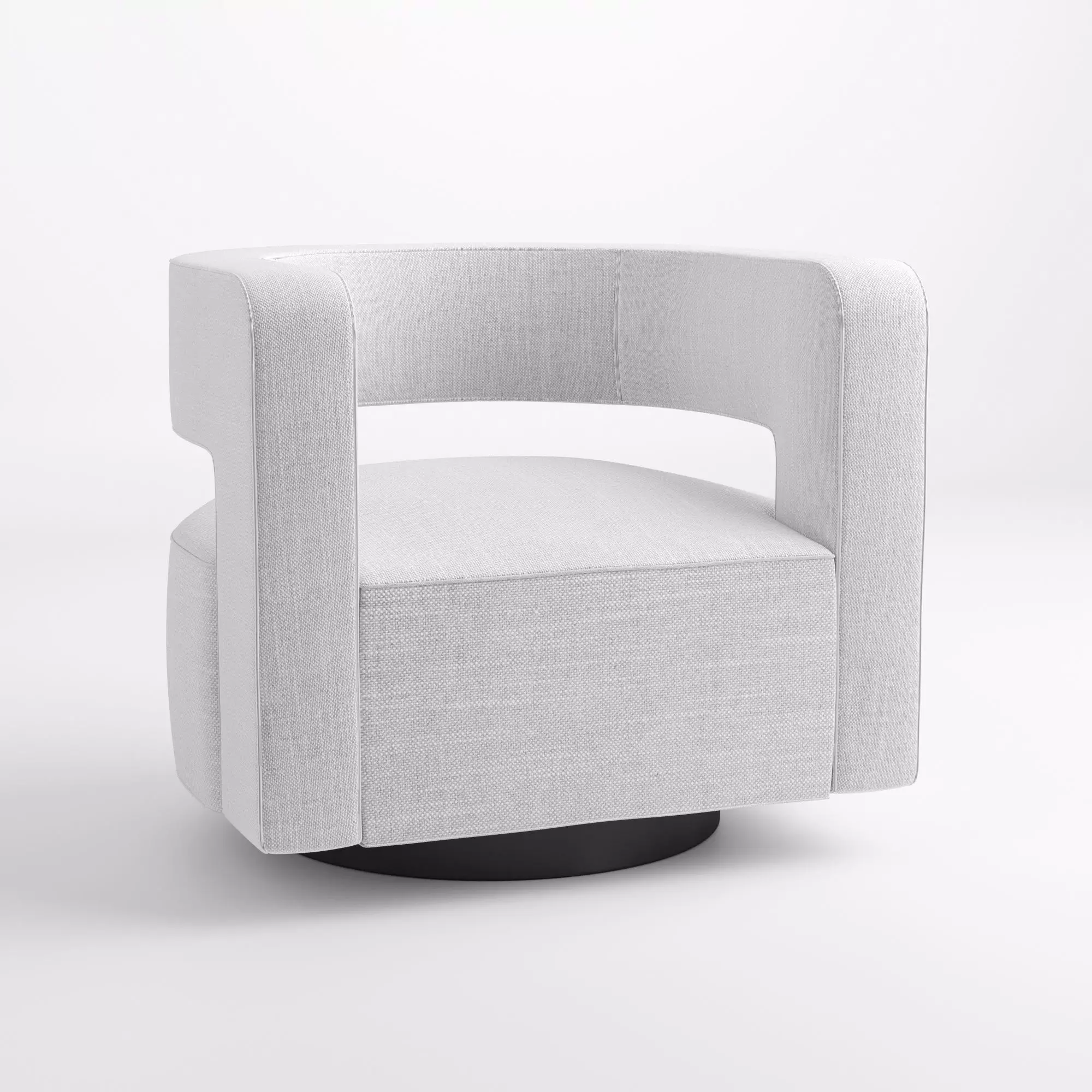 Restoration Hardware - Drew Curved Swivel 3D model