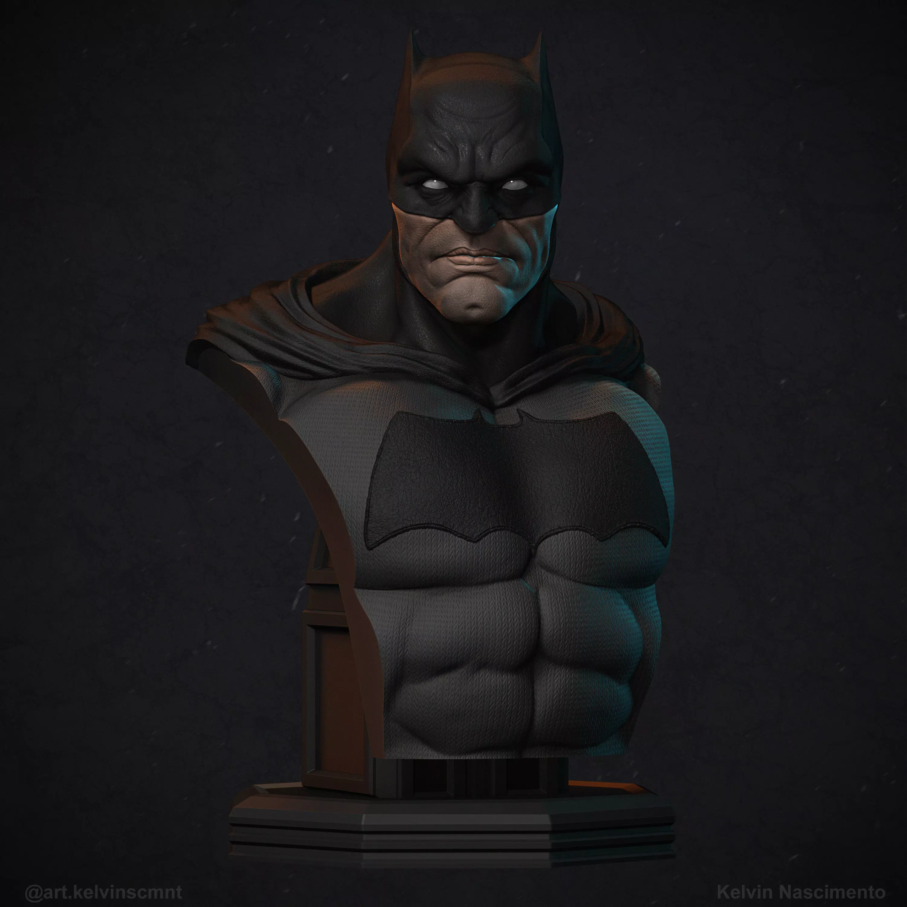 Batman Bust 3D print model_0