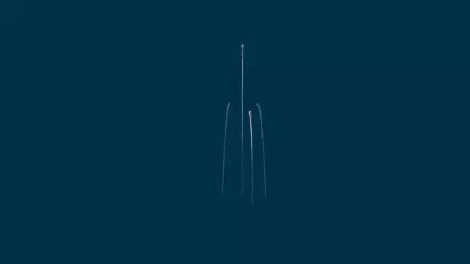Realistic Water Jet Loop Animation 9 3D model