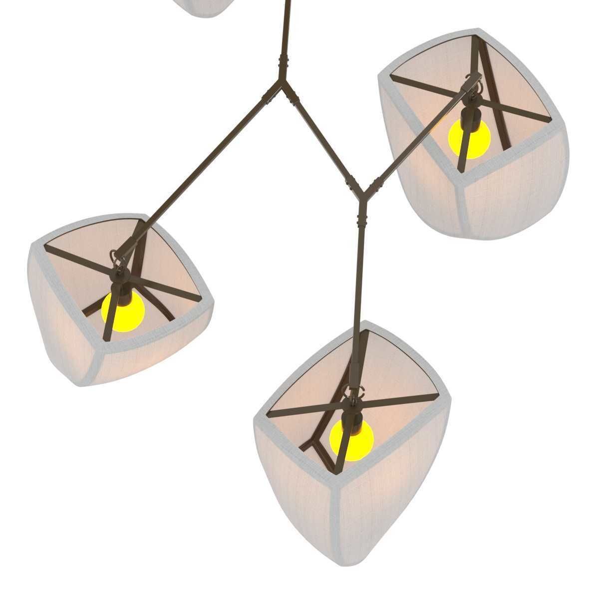 andrea claire studio Cassiopeia 9  Bamboo chandelier  3D model_4