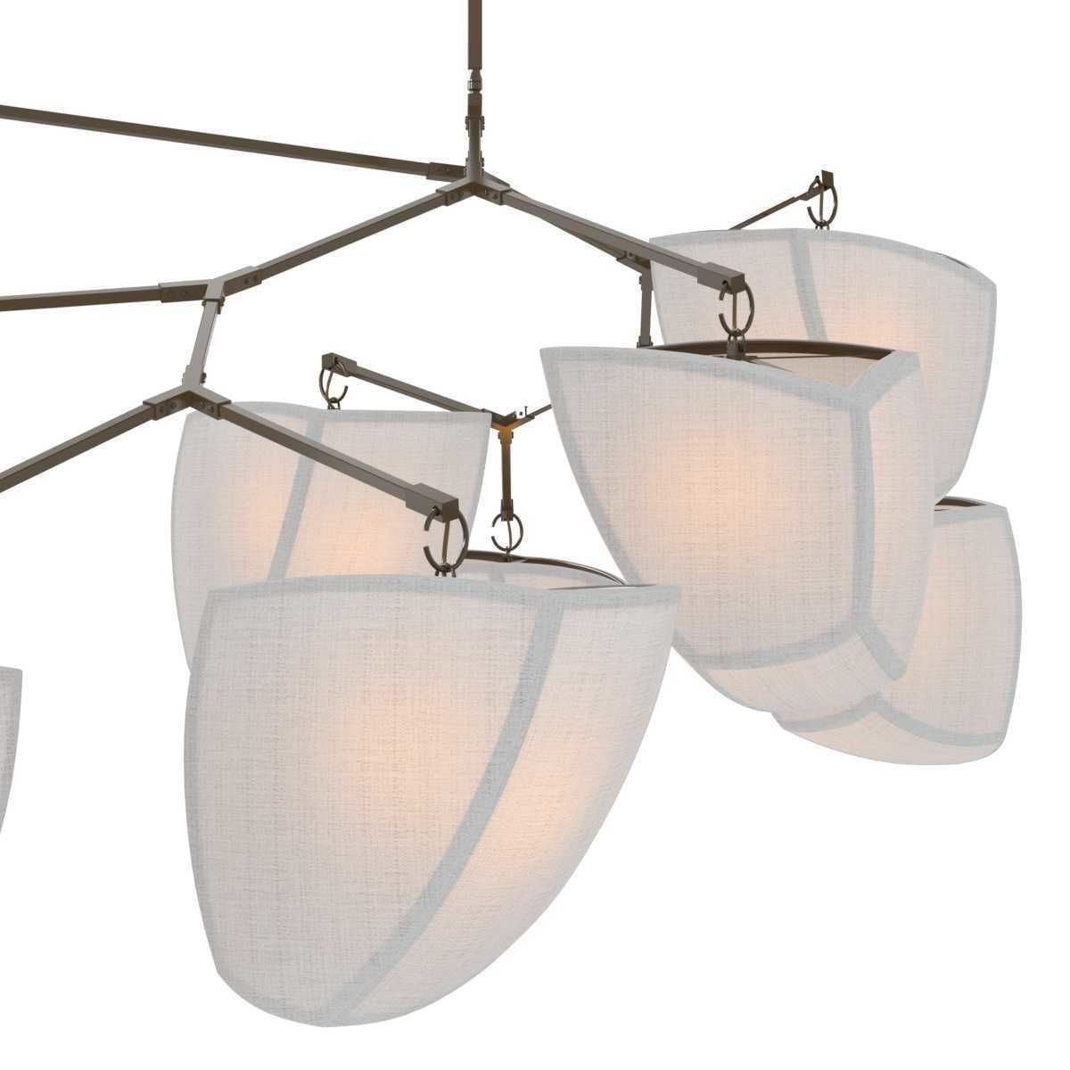 andrea claire studio Cassiopeia 9  Bamboo chandelier  3D model_7