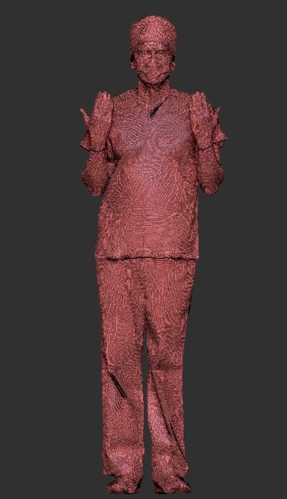 Male doctor with surgical gloves and medical mask 241 Low-poly 3D model_4