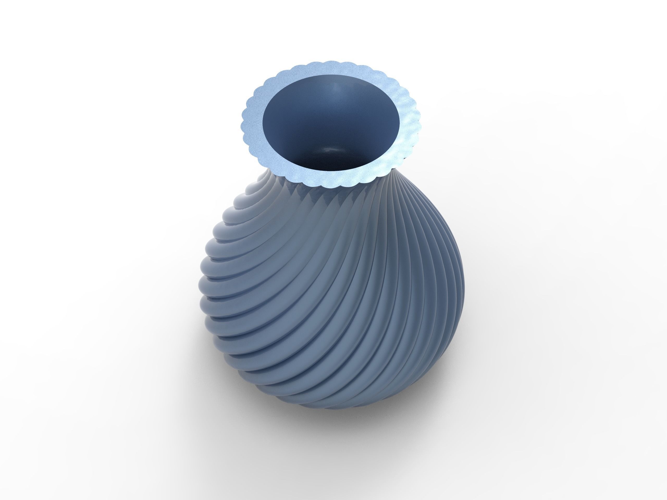 vase flower Free 3D print model_1