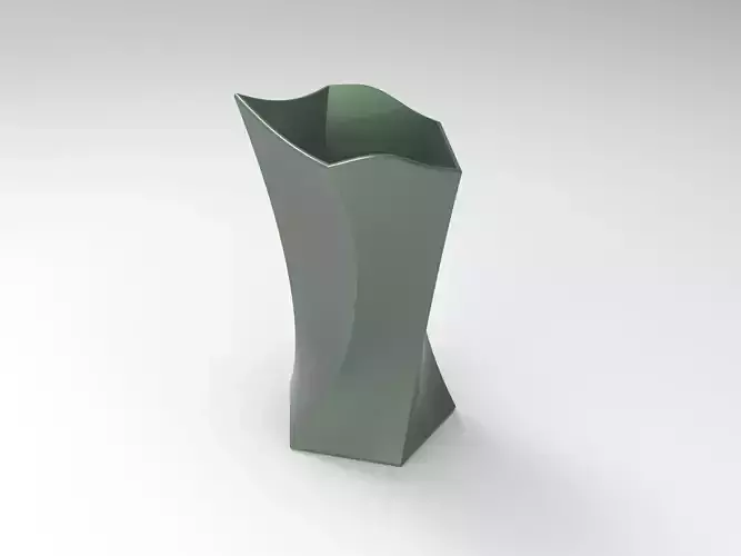 hexagonal vase